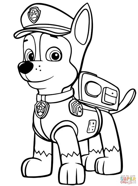 dibujos de paw patrol